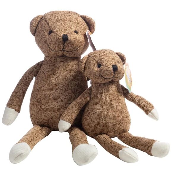 Stuffed Animal Bears for Babies, Kids, Brown Bear 2pcs - Picture 1 of 5